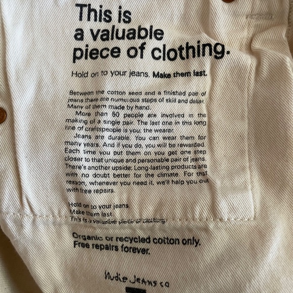 Nudie Jeans Lean Dean soaked cream - Picture 6 of 7